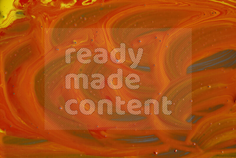 Close-ups of abstract orange paint texture in different shapes