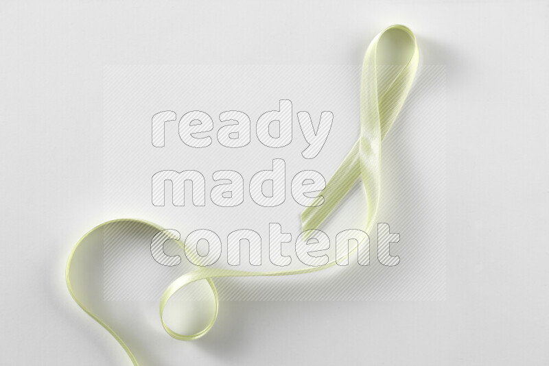 Cancer awareness ribbons on white background