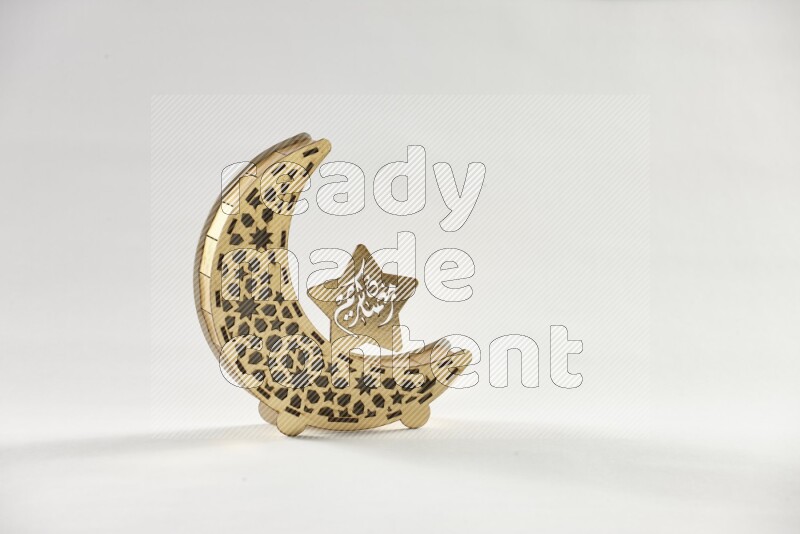 فانوس رمضان موضوع علي خلفية بيضاء