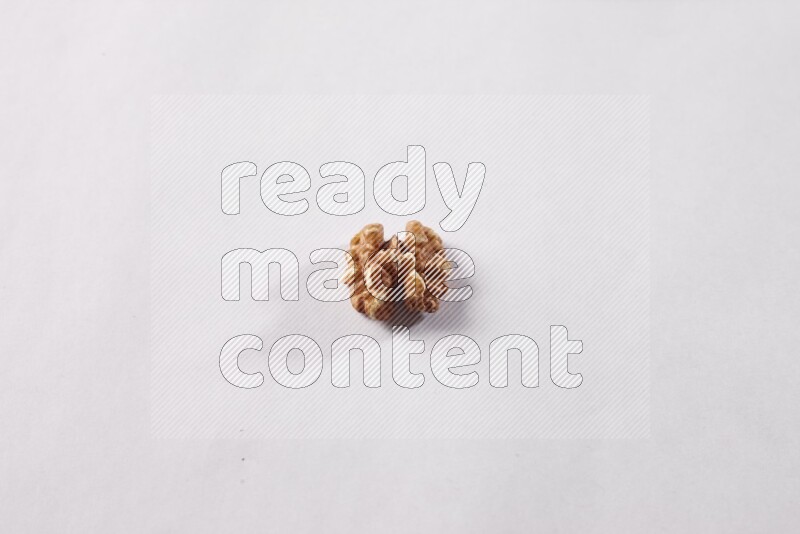 Walnut on white background