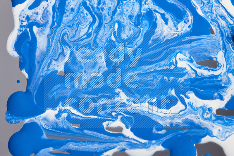Abstract colorful background with mixed of white and blue paint colors