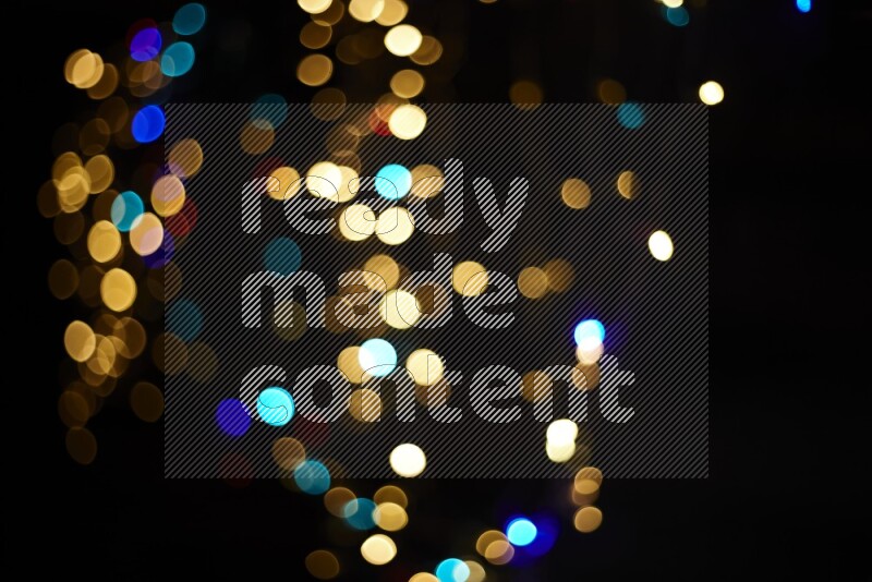 Bokeh light in multicolor