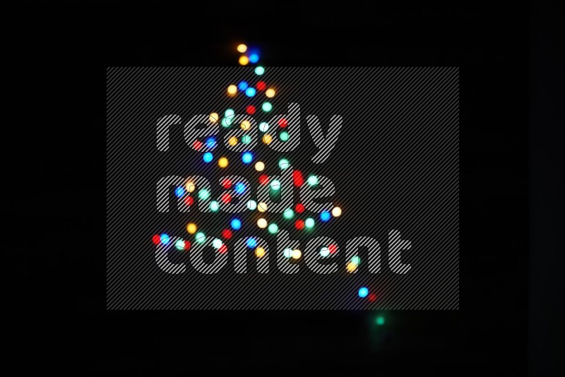 Bokeh light in multicolor