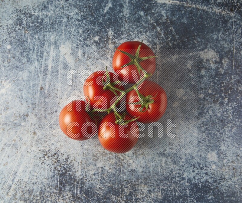 big tomato vein topview  on a textured vinyl background