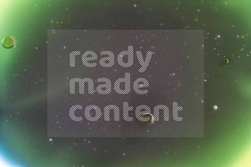 Close-ups of abstract mixed watercolors on oil Surface