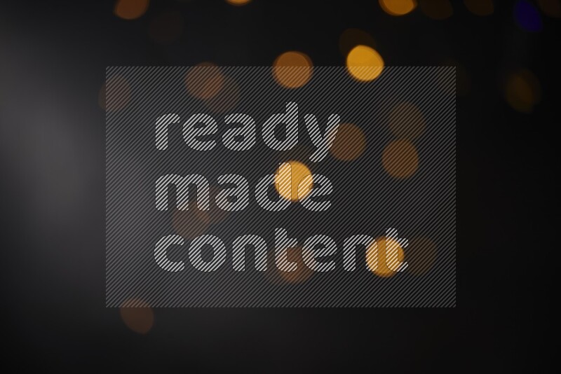 Abstract bokeh light with flare haze