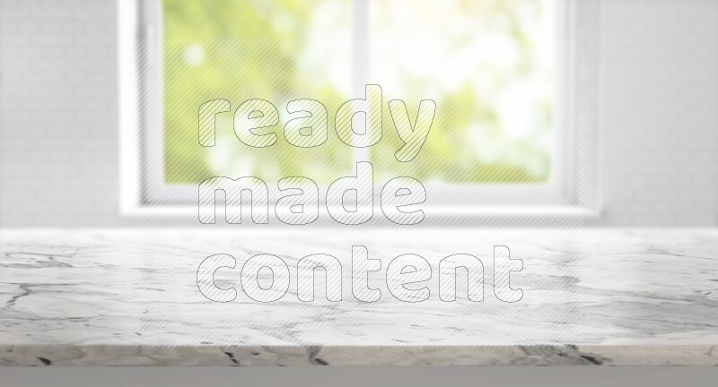 Kitchen tabletop with kitchen view