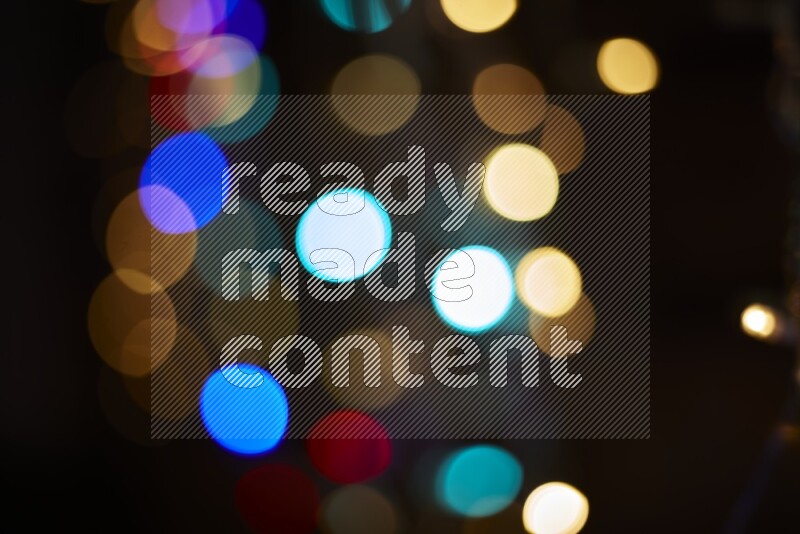 Bokeh light in multicolor