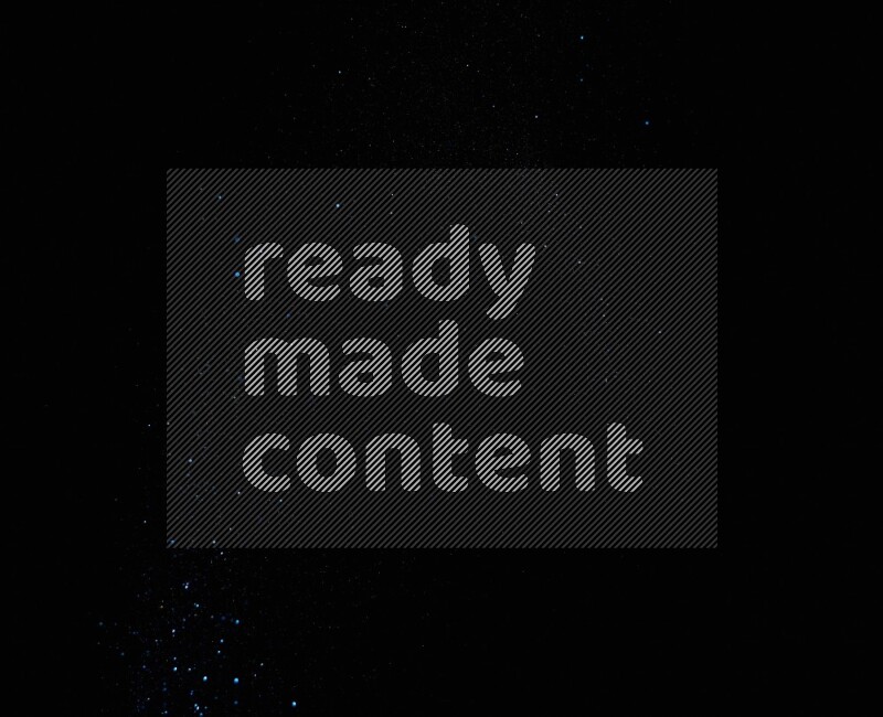 Blue glitter powder isolated on black background