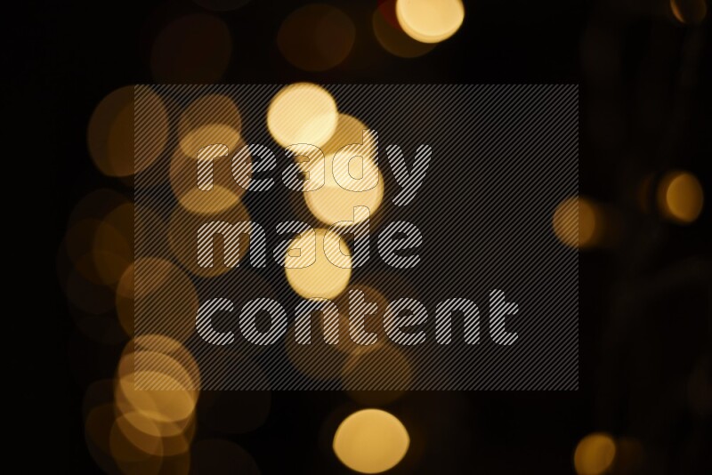 Bokeh light in yellow