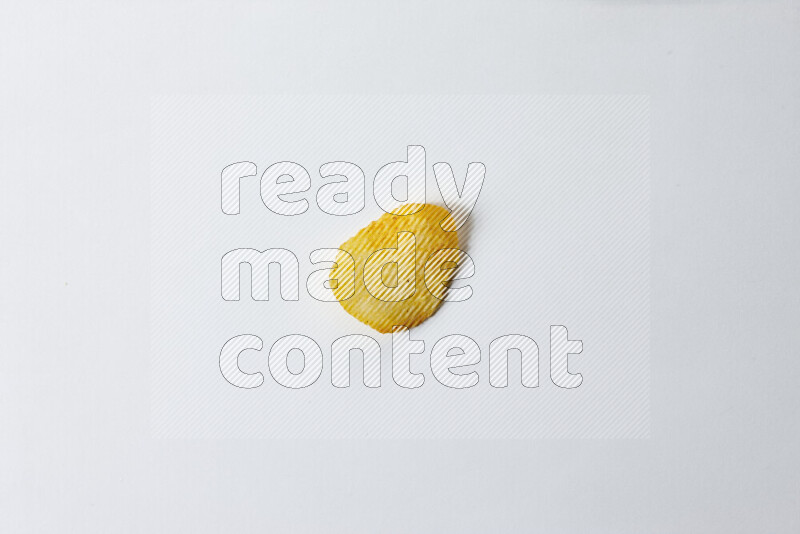 Chips snacks on white background