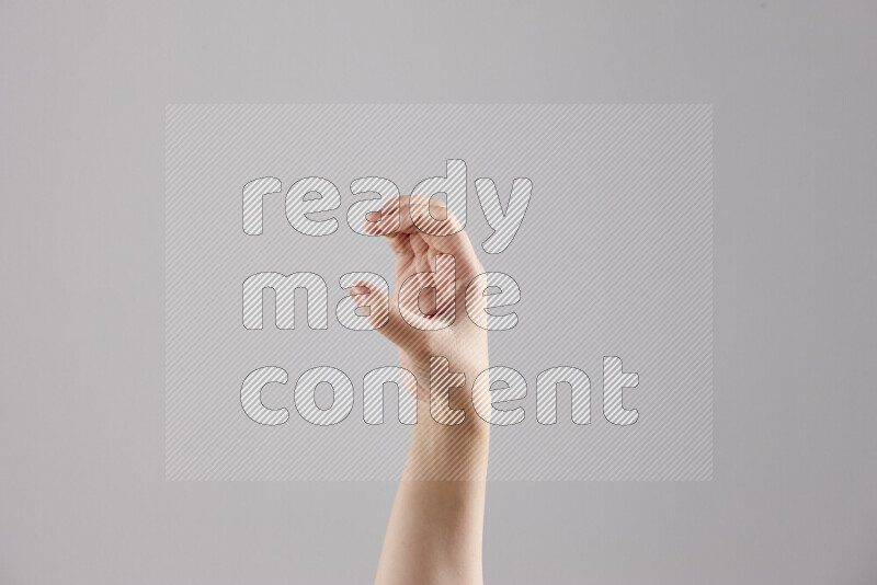 Woman hands gesturing sign language