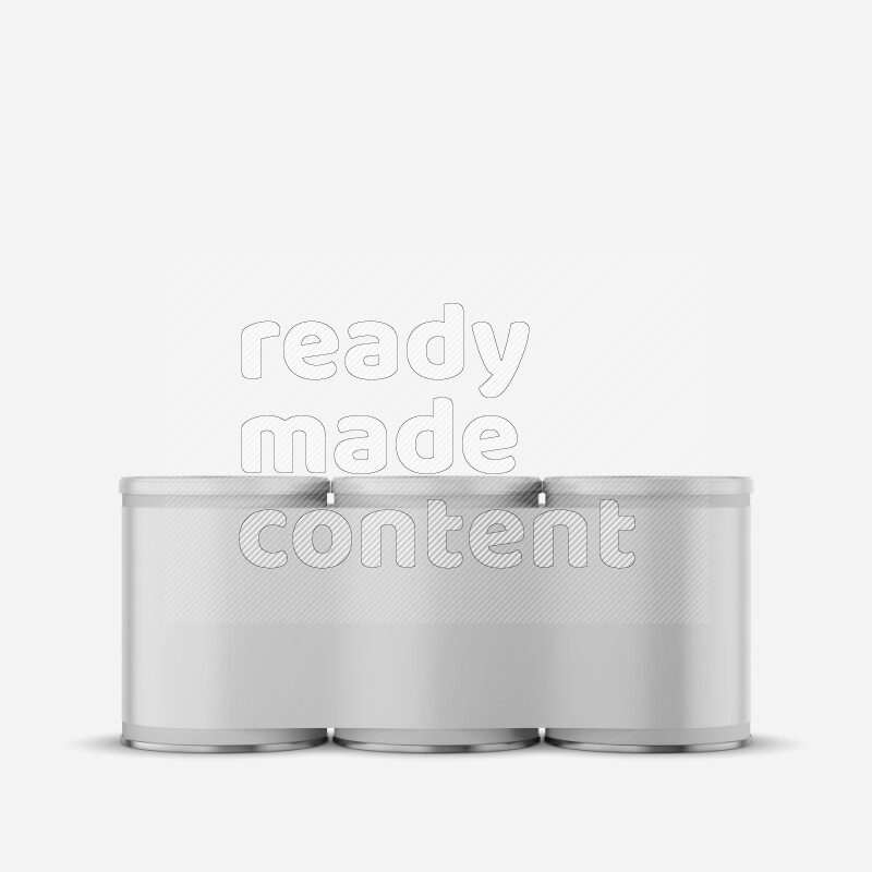 Set of paper tube mockup with glossy label and plastic cap isolated on white background 3d rendering
