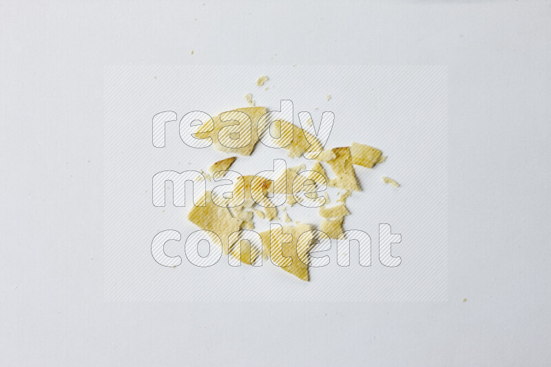 Chips snacks on white background