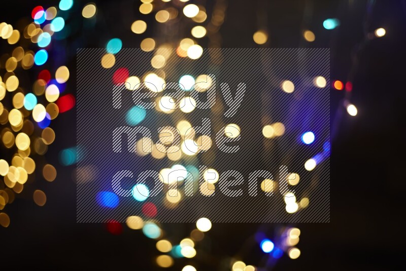 Bokeh light in multicolor
