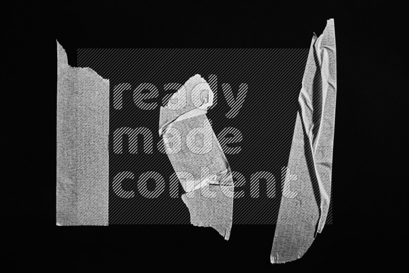 Duct tape on black background