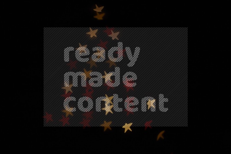 Bokeh light in star shape