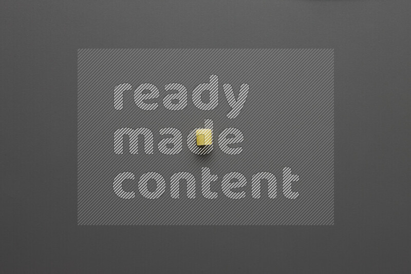 Small rings pasta on grey background