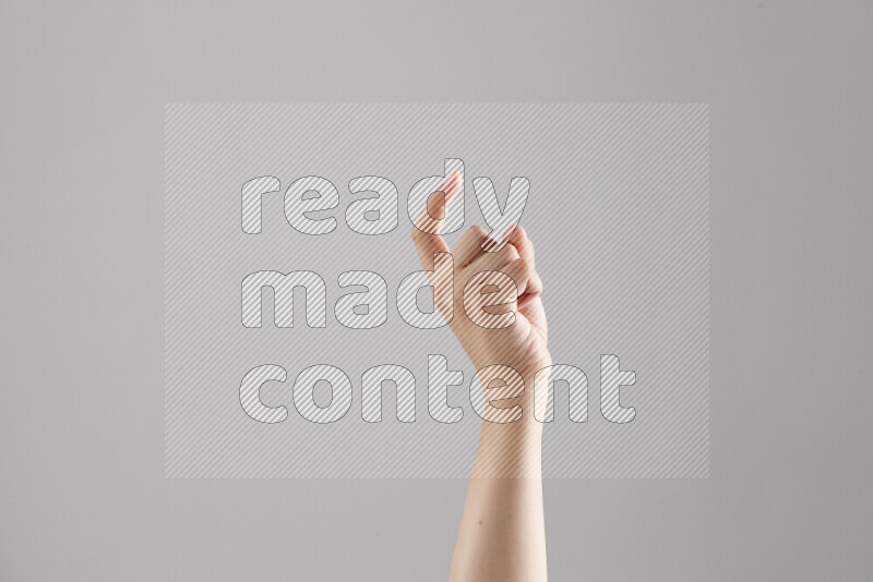 Woman hands gesturing sign language