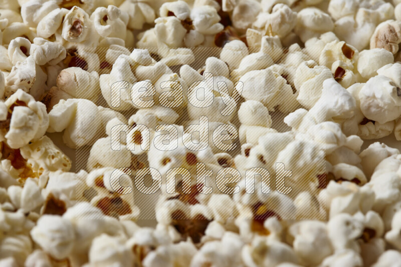 Popcorn snacks on white background