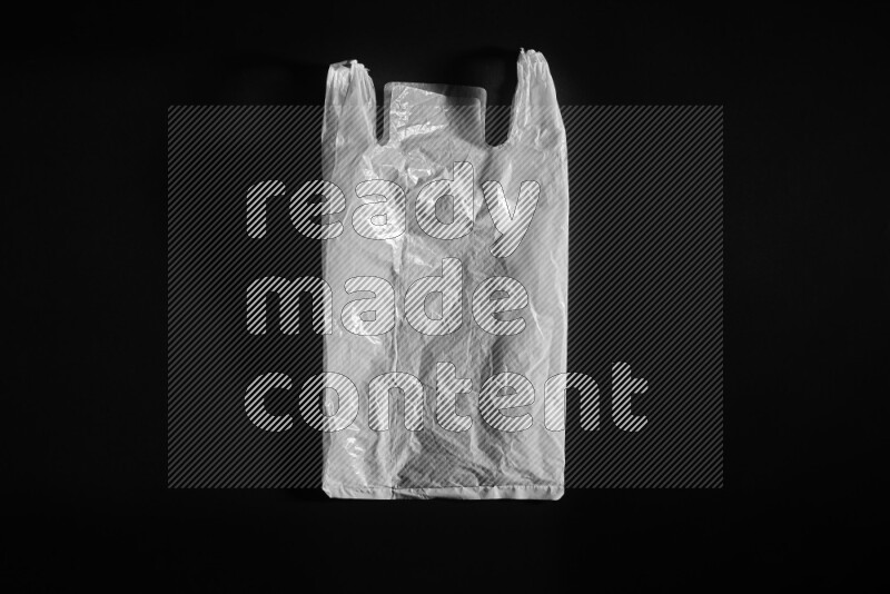 White plastic textures on black background