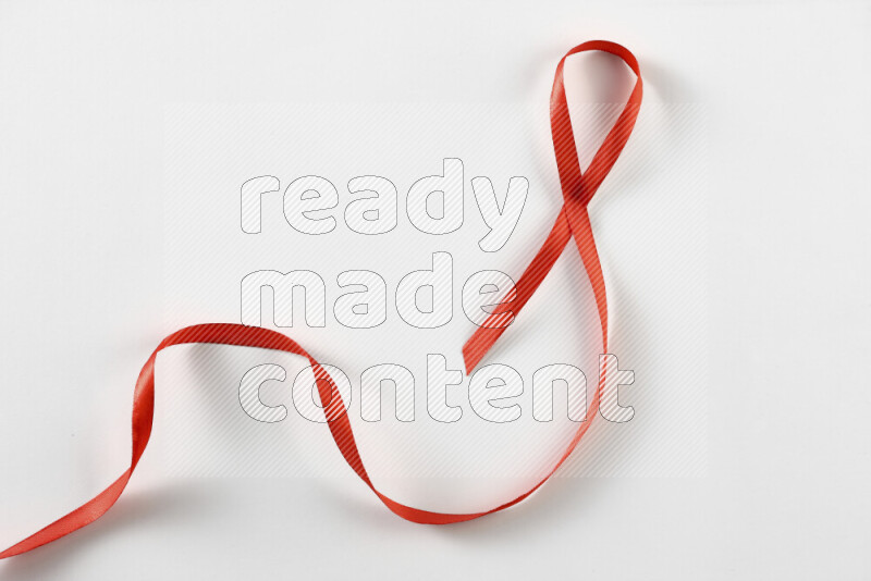 Cancer awareness ribbons on white background