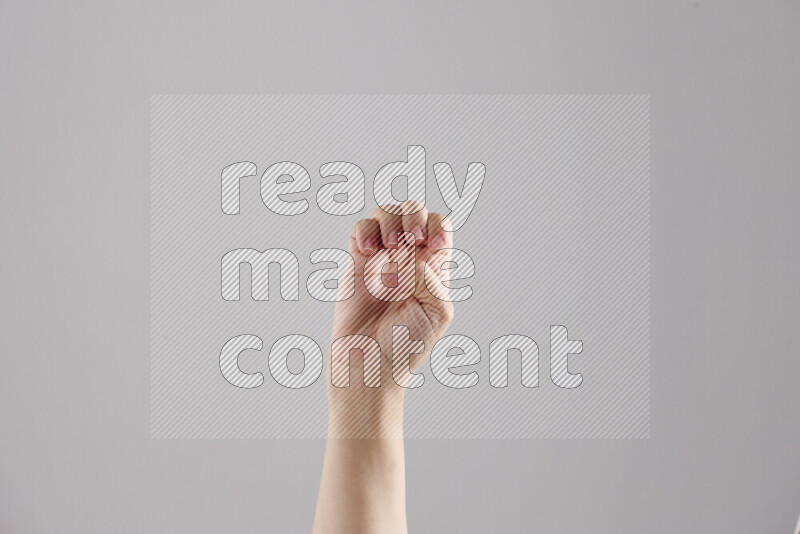 Woman hands gesturing sign language