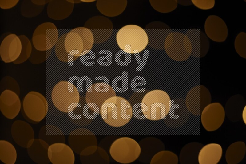 Bokeh light in yellow