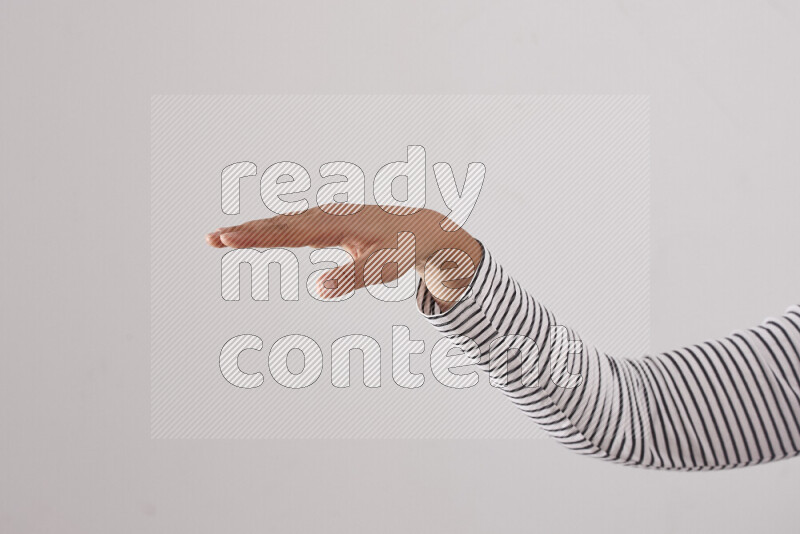 Woman hands gesturing sign language
