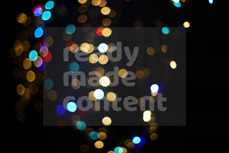 Bokeh light in multicolor