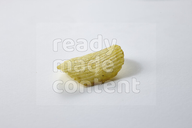 Chips snacks on white background