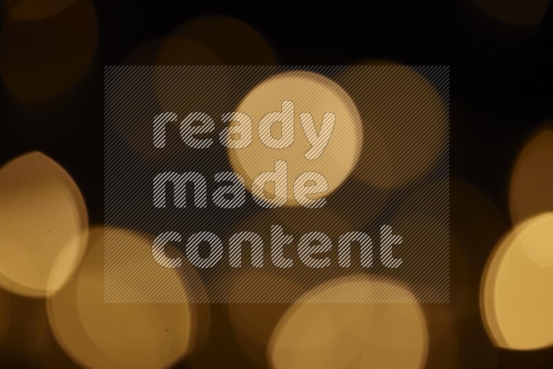 Bokeh light in yellow