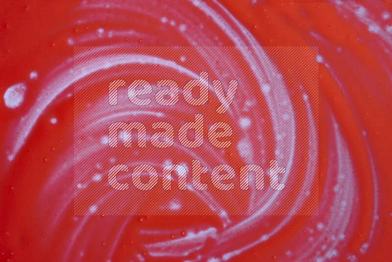 Close-ups of abstract red paint texture in different shapes