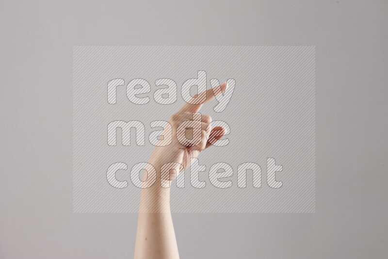 Woman hands gesturing sign language