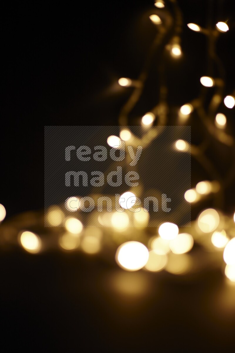 Bokeh light in yellow