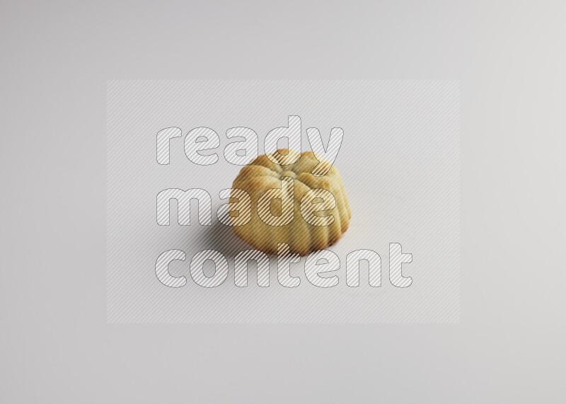 Single Piece of Maamoul direct on white background