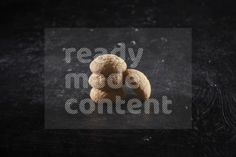 Kahk on a black background