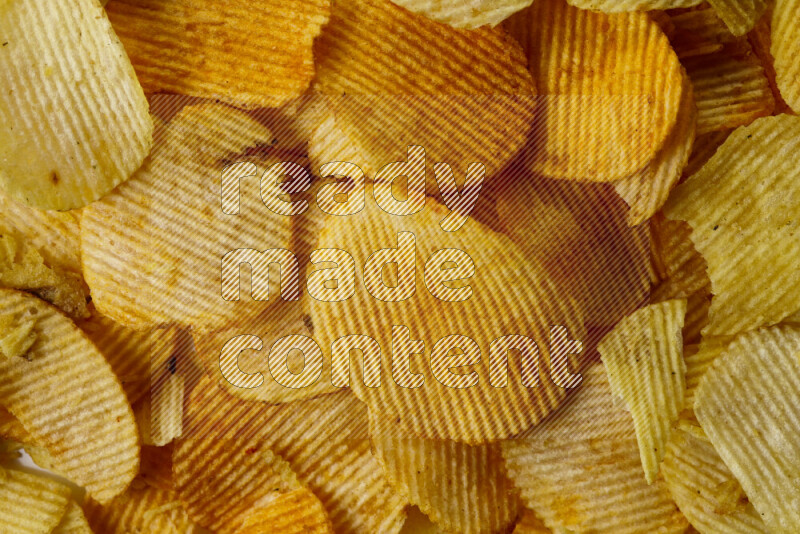 Chips snacks on white background