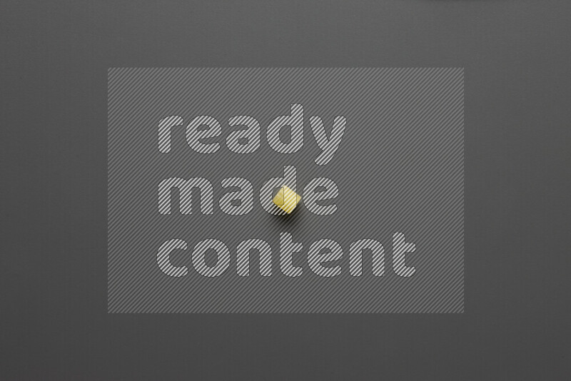 Small rings pasta on grey background