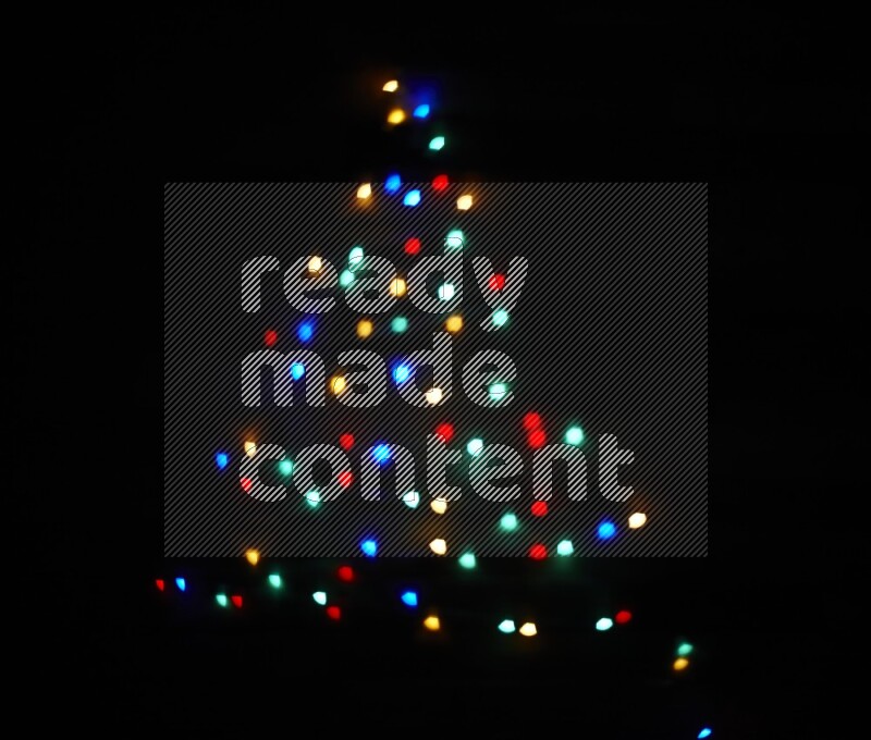 Bokeh light in geometric shape