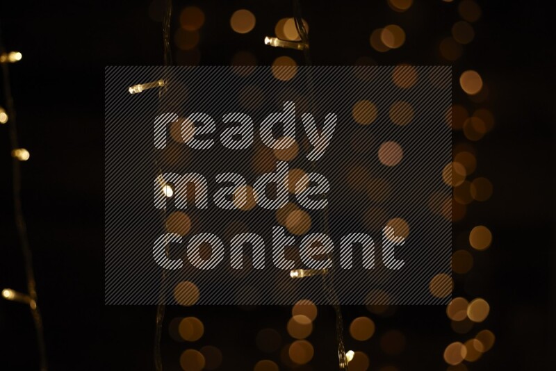 Bokeh light in yellow