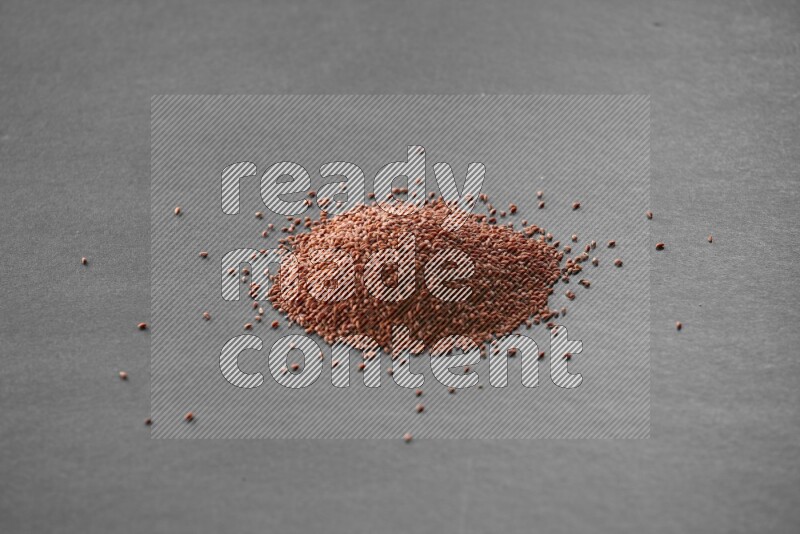 Garden cress on a black flooring