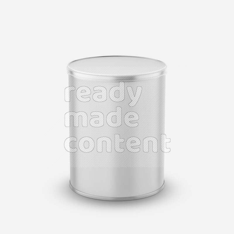 Small paper tube mockup with glossy label and plastic cap isolated on white background 3d rendering