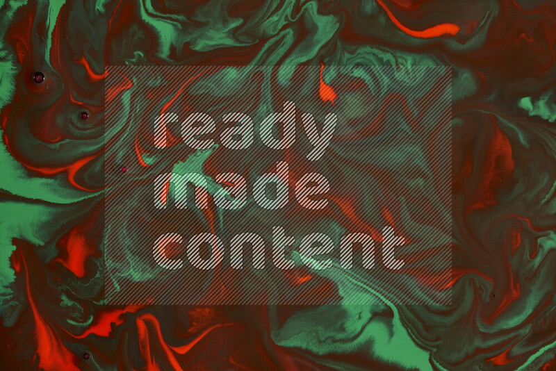 Abstract colorful background with mixed of red and green paint colors