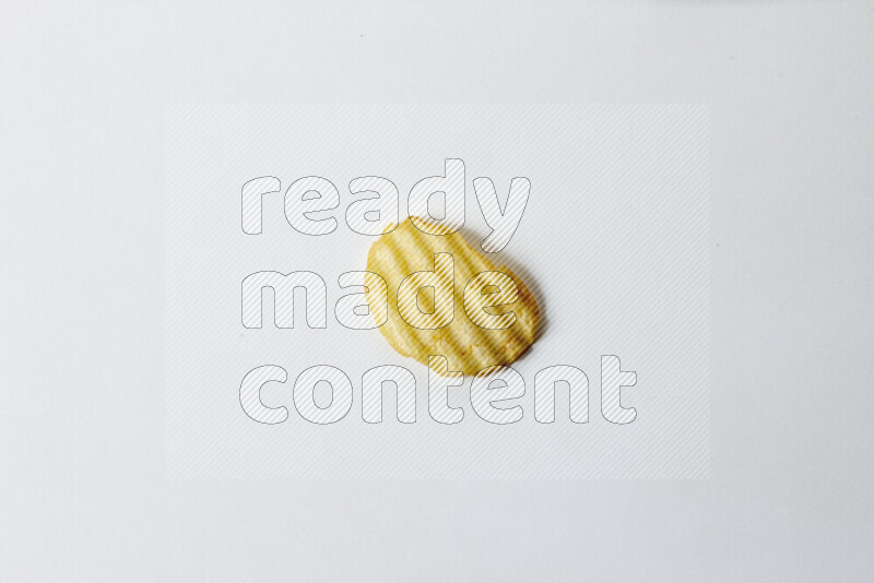 Chips snacks on white background