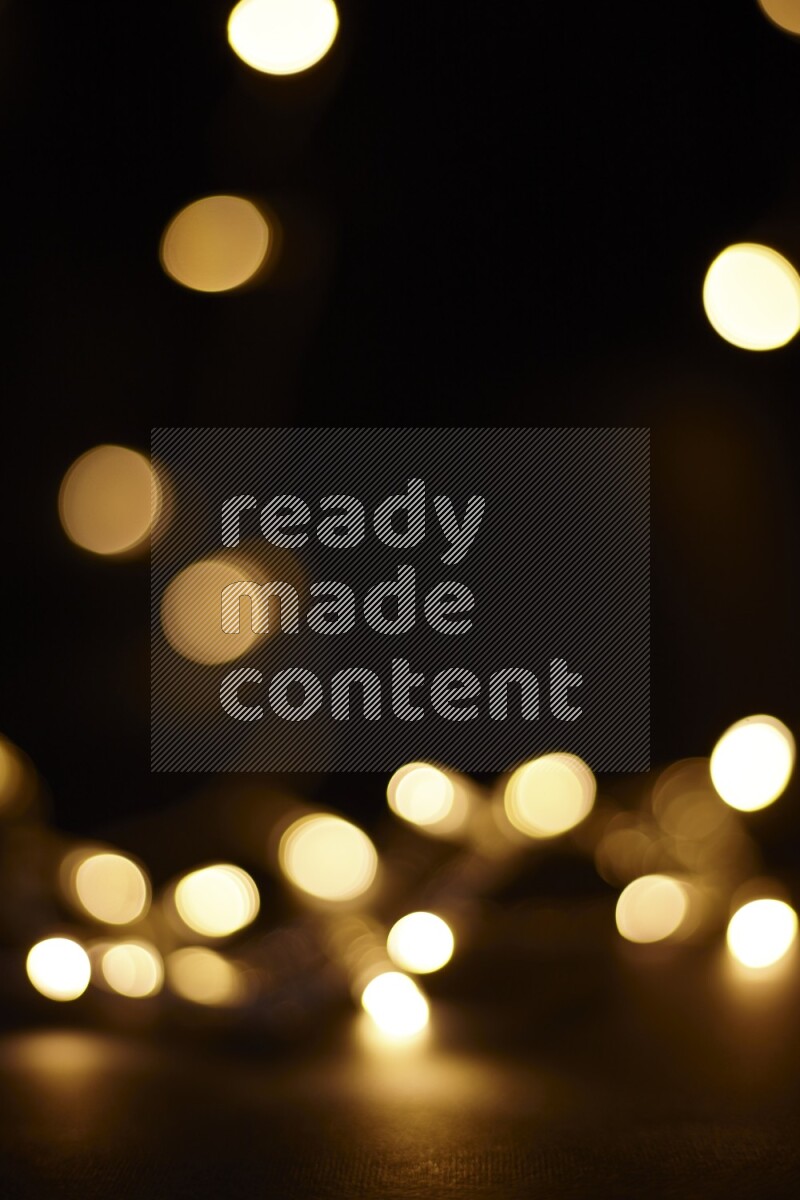 Bokeh light in yellow