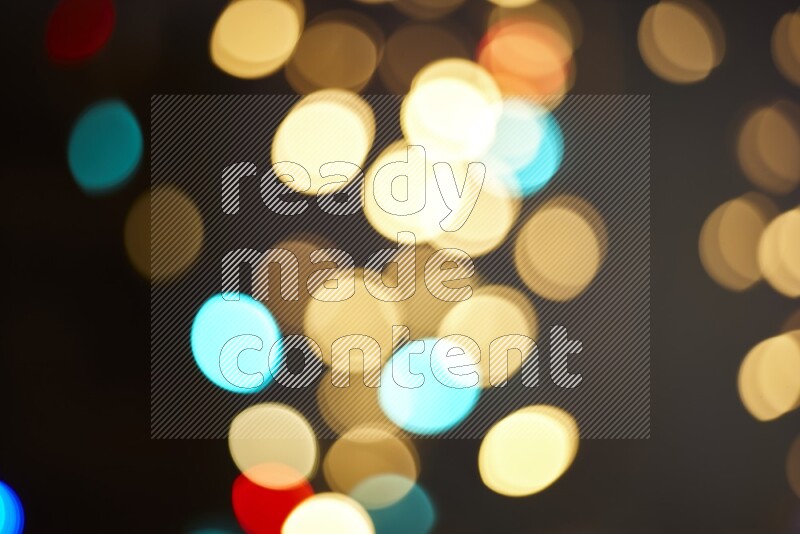 Abstract bokeh light in multicolor