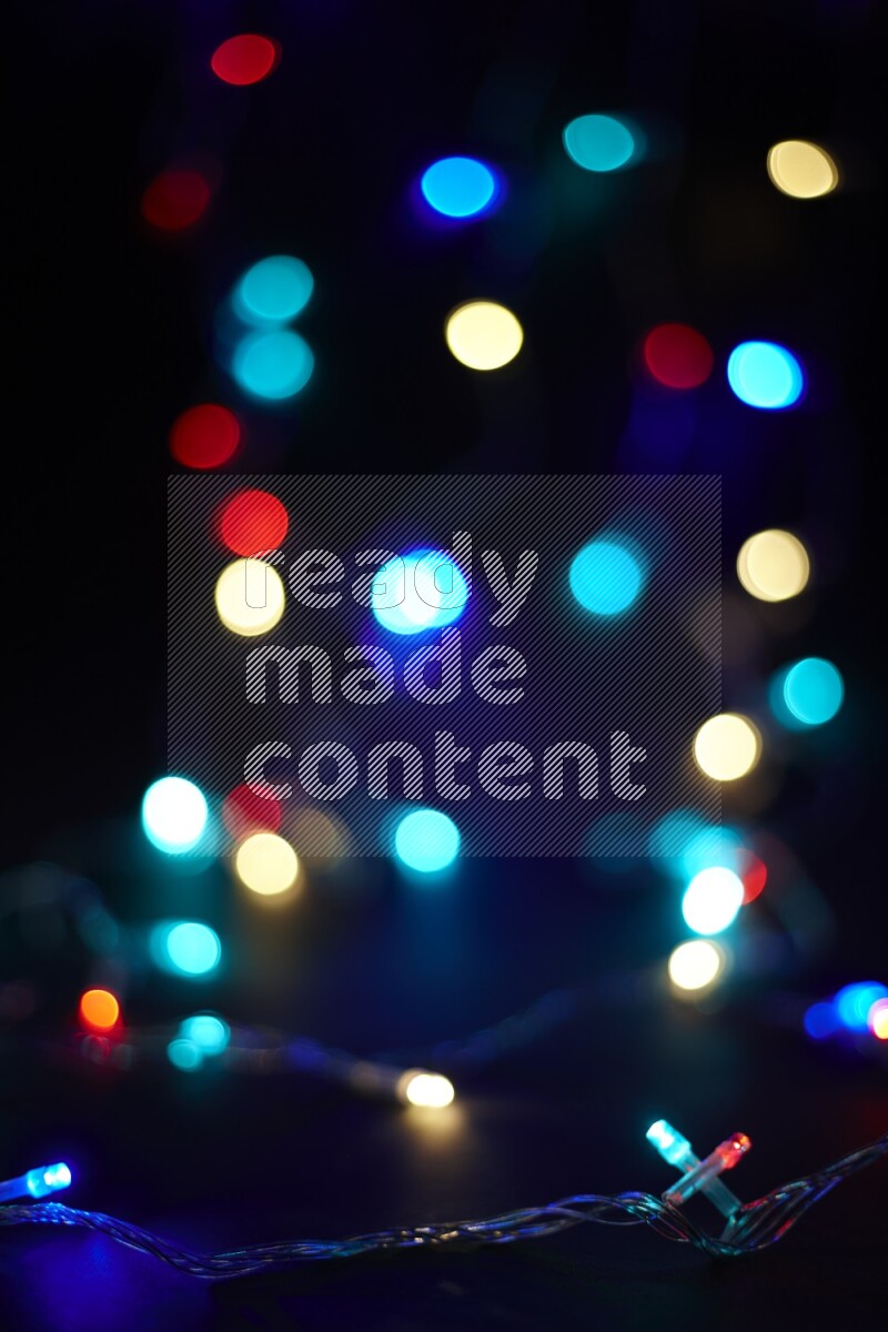 Bokeh light in multicolor