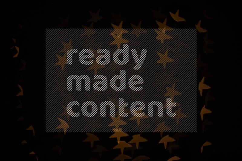 Bokeh light in star shape