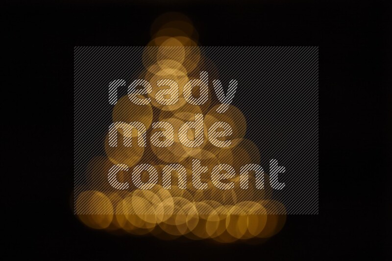 Bokeh light in yellow